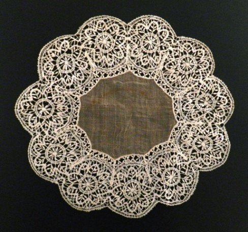 antique lace handkerchief